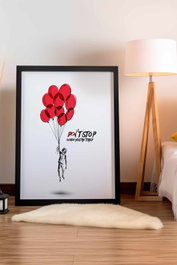 Wallity Artplstksyh24 - 3348 Pintura Decorativa Enmarcada Multicolor